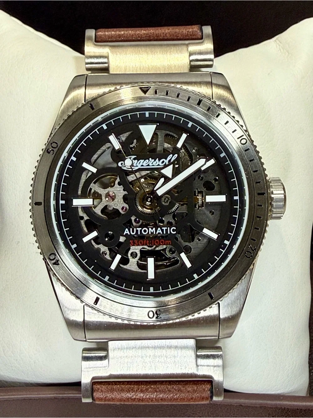 Ingersoll The Scovill Skeleton Automatic Classic Mens Watch